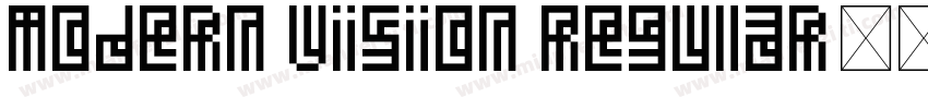 Modern Vision Regular字体转换